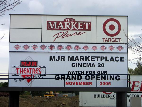 MJR Marketplace Cinema 20 - SIGN FROM SCOTT BIGGS